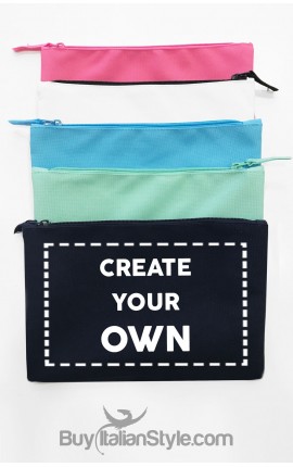 Customizable cloth pouch with text and image