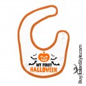 baby bib my first halloween