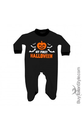 baby onesie black my first halloween