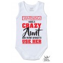 CUSTOMIZABLE Body"I have a crazy Aunt (Uncle-Mom-Daddy)"