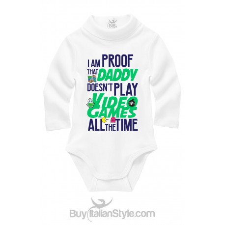 Newborn turtleneck  Bodysuit "Video Games