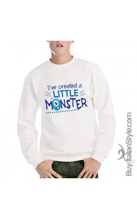 Men's Sweater "I've created a little monster"