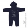 Hooded all in one "Of course I'm cute...look at my daddy!"