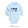 Knit tourtle neck body suit "My mom is taken but my aunt is single andcute!"
