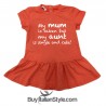 Baby dress "My mom is taken but my aunt is single and cute"