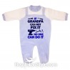 Chinille newborn baby all in one"If grandpa can not fix it no one can do it"