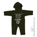 Full dress in sweatshirt "I don't know how  these two made me so beautiful"