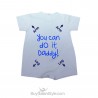 Baby romper "You can do it daddy"