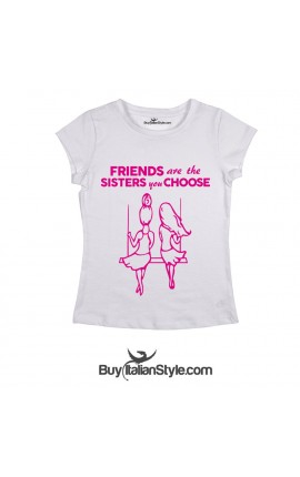 Women's T-Shirt "Friends are the sisters you choose"