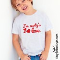 Short Sleeve T-Shirt "I'm Aunty's Love"