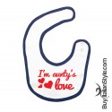 Bibs "I am  aunty's love"