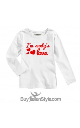 Long Sleeve T-SHIRT "I am  aunty's love"