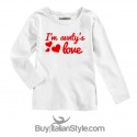 Long Sleeve T-SHIRT "I am  aunty's love"