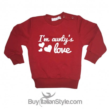 Bis kids apparel Sweatshirt "I am aunty's love"