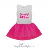 Girl dress with tulle skirt "I'm  aunty's love"