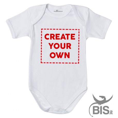 bis body neonato personalizzabile