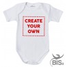 bis body neonato personalizzabile