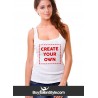 Customized women's tank top