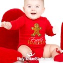 Turtle neck bodysuit "freshly baked"