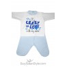 Chenille Baby set"I'm crazy in love with my mom"