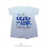 Baby romper "crazy in love"