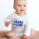 Bodysuit "I'm crazy in love with my mom"