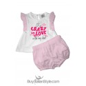 Baby set "I'm crazy in love with my dad"