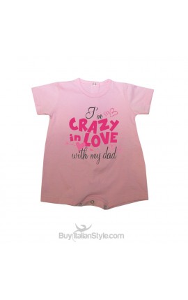 Baby romper "I'm crazy in love with my dad"