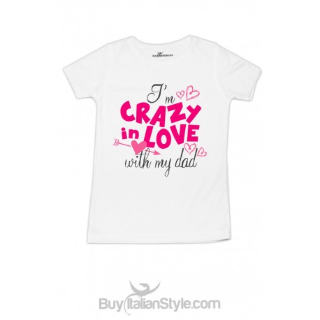 Half-sleeve T-shirt "crazy  in love"
