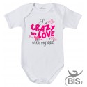 Baby bodysuit"I'm crazy in love with my dad"