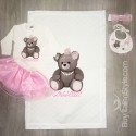 Bavaglino Organza orsetto