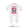 CUSTOMIZABLE baby all in one"I have a crazy Aunt (Uncle-Mom-Daddy)"