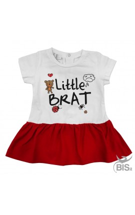 Baby dress "little brat"