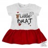 Baby dress "little brat"