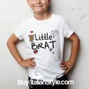 Short sleeve t-shirt "little brat"