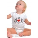 Baby Bodysuit  "This girl loves her dad"