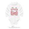 Body lupetto "Ho visto mamma baciare Babbo Natale"