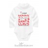 Turtle neck Bodysuit "I saw mom kissing Santa Claus"