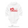Turtle neck Bodysuit "My First Christmas" with bow