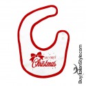 Bib "my first christmas"