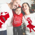Felpa Donna mamma bacia babbo natale
