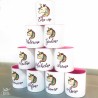 Tazza plastica unicorno con nome