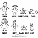 Bracciale disegnini bimbi famiglia