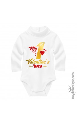 T-shirt manica lunga per bambini // San Valentino // Robot // Mi piaci un bot Abbigliamento Abbigliamento unisex bimbi Abbigliamento bebè unisex Maglie 