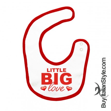 Baby Bib "Little Big Love"
