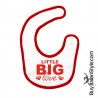 Baby Bib "Little Big Love"