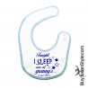 Baby Bib"Tonight I sleep over at granny's"