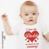 Baby Bodysuit "I Love my Daddy as much as my Mummy"