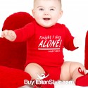 Long-sleeved T-shirt "Tonight I sleep alone"