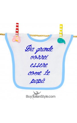 Baby Bib "WHEN I GROW UP I...